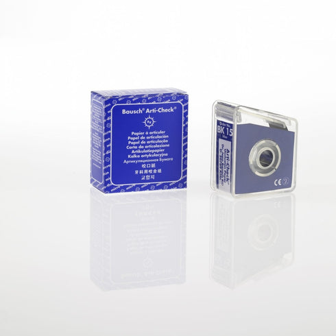 Bausch Arti-Check Micro-Thin 40μ 40 microns Blue Red Horseshoe Strips Progressive Color Transfer